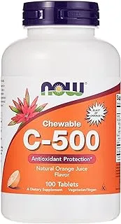 Now Foods Vitamin C-500 Chewable Lozenges