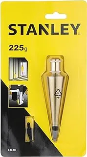 Stanley 0-47-973 Brass Plumb Bob, Gold