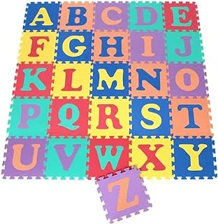 Dawson Sports Alphabet Interlocking Mats (Set Of 26) (25003) - Multicolour, 30X30Cm