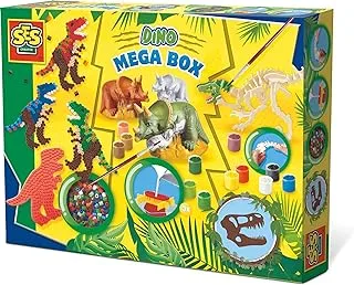 مجموعة الصب والرسم Ses Creative Megabox Dinos