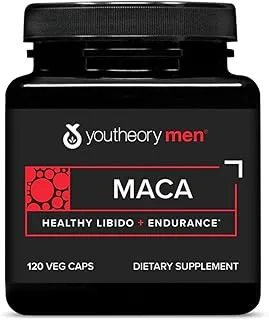 Youtheory Men Maca Advanced With Peruvian Ginseng, 120 Count (1 Bottle)