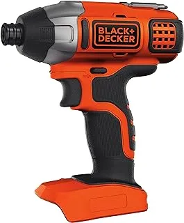 BLACK+DECKER Cordless Impact Driver, 18V, 155 Nm, Battery not Included - BDCIM18N-XJ,