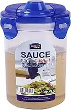 Locknlock 17-Fluid Ounce Round Sauce Container, Tall, 2-Cup