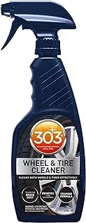 303 Products Wheel And Tire Cleaner - Cleans Both Wheels And Tires Effectively - Tough On Brake DUSt - Removes Tire Browning - Foaming Formula (30590), Blue, 30596Csr, 303 Products, 16 Fl. Oz