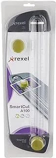 Rexel SmartCut A100 Trimmer A4 مع سعة 5 ورقات وخطوط شبكة يدوية