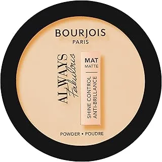 Bourjois Always Fabulous Matte Pressed Powder, 108 Apricot Ivory, 10 g (0.2 fl. Oz)