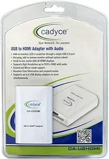 Cadyce Usb To Hdmi With Audio Support 1080P (Full Hd) (Ca-U2Hdmi)