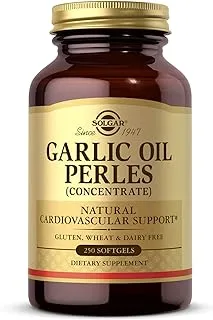 Solgar Garlic Oil Perles, 250 Softgels