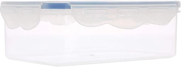 Royalford 350ml Meal Prep Container |Transparent Food Container | BPA Free, Reusable, Airtight Food Storage Tray with Snap Locking Lid | Microwavable, Freezer & Dishwasher Safe| Bento Lunch Box