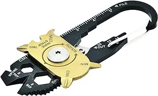 True Utility, Black And Gold Fixr, Multi-Tool (20 Tools In 1), Tru-200B