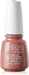 Gelaze dress me up gel and base nail polish 14 ml, nude