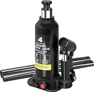 Torin 4 Ton (8,000 LBs) Capacity Hydraulic Welded Bottle Jack, AT90403BB, Black