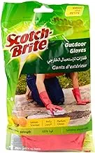 Scotch-Brite Extra Strong Gloves Small Size, 1 pair/pack | Extra Heavy Duty | Protect your hands | Waterproof | Tear-Proof | Excellent Grip | Comfortable Fit | Gloves Kitchen | Garden | Outdoor