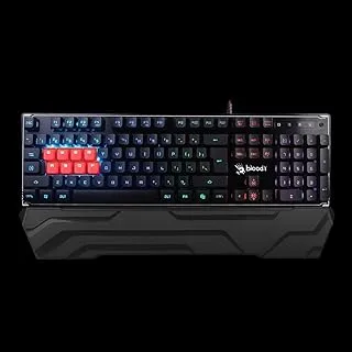 Bloody B3370R8-Light Strike RGB Mechanical Gaming Keyboard Us - Brown Switch (Pack Of1)