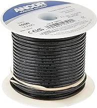 Ancor 104010 Tinned Copper Wire, 14 AWG (2mm2), Black - 100ft