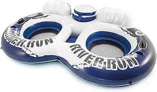 Intex River Run II Sport Lounge Inflatable Water Float, Multi-Colour, 951/2 x 62 inches, 58837