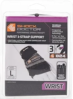 Wrist (R) 3-Strap Support Blk L