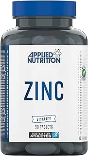 Applied Nutrion Zinc Essential Mineral With Vitamin C, 90 Tablets