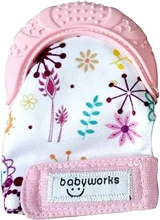 Babyworks Teething Mitt - Pink, Piece Of 1