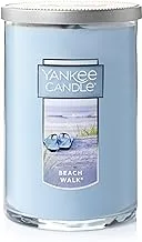 Yankee Candle Beach Walk معطر ، كلاسيك 22Oz كبير Tumbler 2-Wick Candle ، أكثر من 75 ساعة من وقت الاحتراق