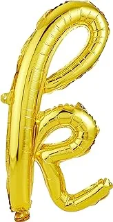 The Party Popper Script Letter 'K' Foil Balloon, Gold¬†