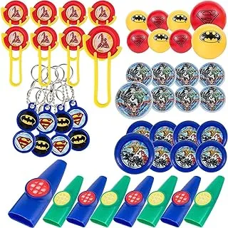 amscan Justice League Mega Mix Value Pack Favors, Party Favor