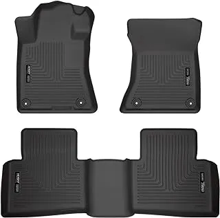 Husky Liners | Weatherbeater Series Front & 2nd Seat Floor Liners, Black 99381 Fits 2019-2023 Nissan Altima