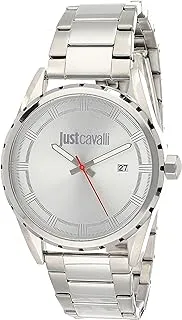 Just Cavalli Gents RobUSto Stainless Steel Watch Jc1G082M0535 - Quartz Analog For Men In Stainless Steel Strap