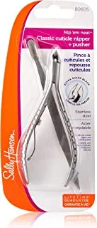 Sally Hansen Beauty Tools - Nip'Em Neat Classic Cuticle Nipper & Pusher 1/2 Jaw