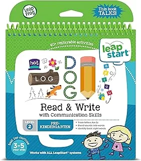 كتاب أنشطة ما قبل الروضة Leapfrog Leapstart: القراءة والكتابة ومهارات الاتصال