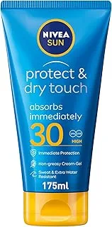 NIVEA, Sun Protect & Dry Touch Cream-Gel, UVA/UVB Protection SPF 30, 175 ml