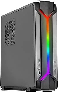 SilverStone Technology Slim Computer Case For Mini-Itx Motherboards With Integrated ADDRessable RGB Lighting (Sst-Rvz03B-ArGB-Usa)