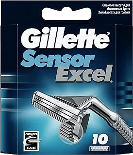 Gillette Sensor Excel Comfort Blades, 10 Count