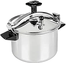 Tefal authentic 10 litre pressure cooker, stainless steel, all heat sources including induction, p0531634- Silver