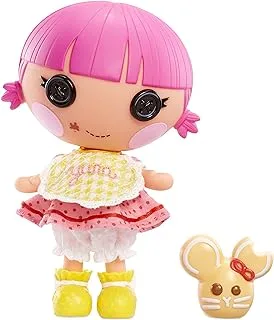 Lalaloopsy 577201EUC Littles Sprinkle Spice Pet Cookie Mouse 18 سم دمية بيكر مع زي وردي وأصفر قابل للتغيير ، في مجموعة لعب منزل قابلة لإعادة الاستخدام ، للأعمار من 3 إلى 103 ، متعدد الألوان