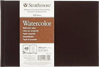 Strathmore 467-5 STR-467-5 48 Sheet No 140 Watercolor Art Journal، 8.5 x 5.5 