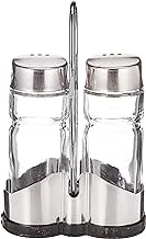 Harmony TABEL TOP 2PC SALT/PEPPER WITH METAL RACK 85188