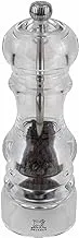 Peugeot Nancy Pepper Mill 18cm. Acrylic Body. Stainless Steel grinding mechanism with lifetime warranty. Made in France.