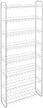 Metaltex Shoe Rack, Ldpe Coated Steel, White, 64 X 23 X 165 cm