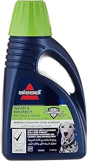 Bissell Wash & Protect Carpet Pet Stain & Odour Cleaning Formula, Blue, S, 99K5K