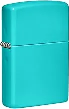 Zippo 49454 Regular Flat Windproof Lighter, Turquoise