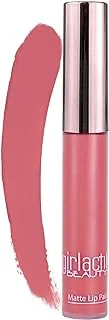 Girlactik liquid lipstick. stay all day creamy & waterptoof matte lipliquid. moisturizing hydrating, smudge proof, for dry lips -allure