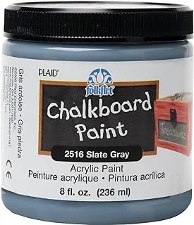 FolkArt Chalkboard Acrylic Paints Slate Gray, 2516, 8-Ounce