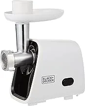 Black & Decker 1500W 3-in-1 Meat Mincer/Grinder/Sausage Maker White FM1500-B5 2 Year Warranty