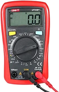 Uni-T Ut33B+ Handheld Lcd Digital Multimeter Dc/Ac Voltage Dc Current Meter Resistance Tester Voltmeter Ammeter