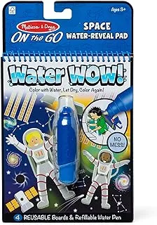 Melissa & Doug Melissa And Doug On The Go Space Water Wow REUsable Mess-Free Water-Reveal Activity Pad