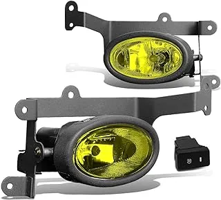 DNA MOTORING Flztl119Am Pair Fog Lights W/Switch [For 06-08 Honda Civic Coupe]