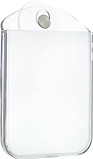 Idesign 93541 Una Bathroom Shower Suction Fog Away Shaving Mirror - Clear