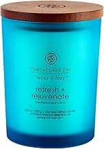 Chesapeake Bay Candle pt41312 scented candle, refresh + rejuvenate (mediterranean citrus), medium,pink,white