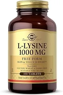 أقراص Solgar L-Lysine 1000 مجم ، 100 قطعة